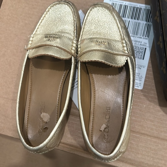 Gold coach loafers - Picture 2 of 4